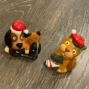 Christmas salt and pepper shakers